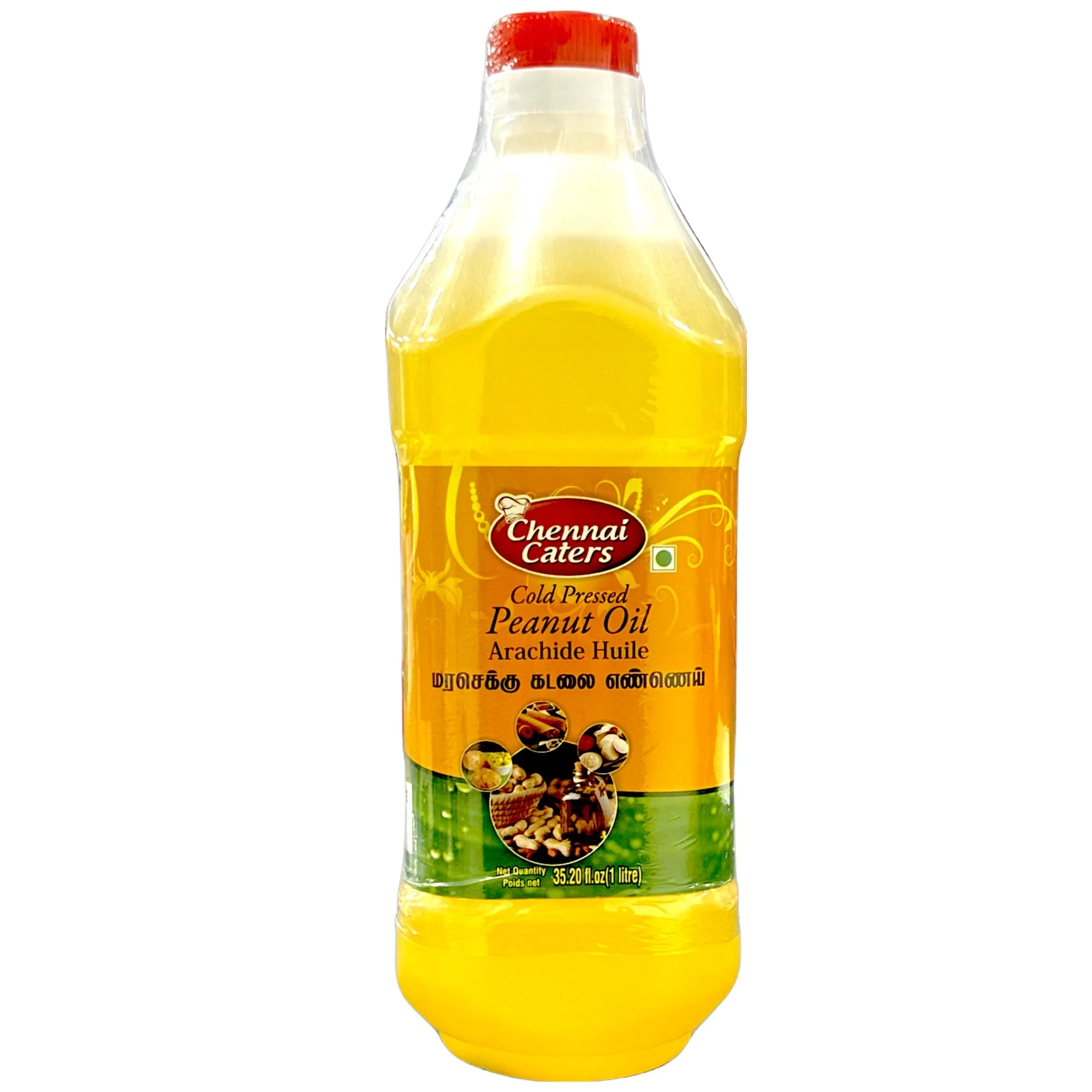Chennai Chennai Caters Peanut Oil (Cold Pressed) 1L 1L
